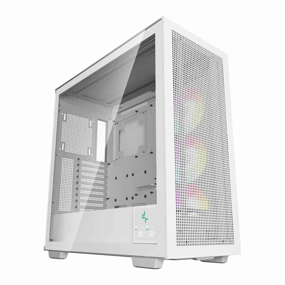 DeepCool MORPHEUS Tempered Glass Full Tower White Gaming Case